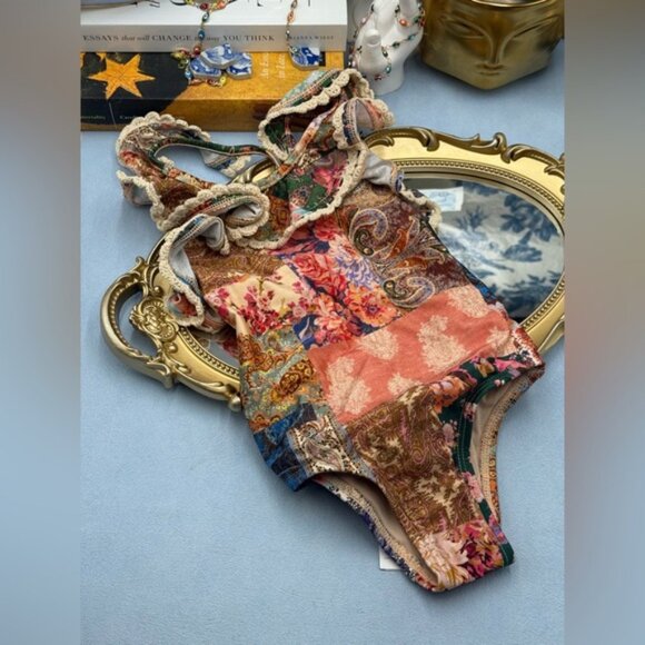 🆕 ZIMMERMANN KIDS 🧿 NWT Devi Frill One-Piece Swimsuit, Sz 1 Y - Picture 5 of 12